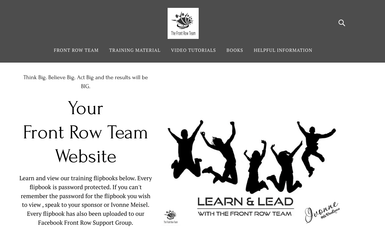 VivaMK Front Row Support Website